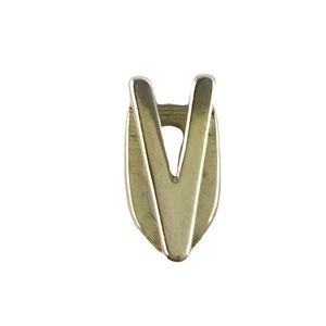 Silver Tone “V” Slider Bead Charm